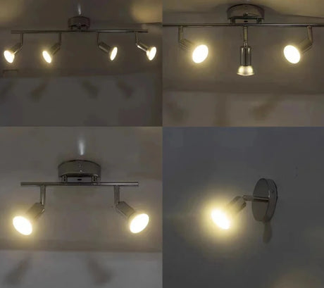 LED Spotlights Factory Supermarket Hotel Ceiling Lights Clothes Shop Showcase Background Wall GU10 Spotlights