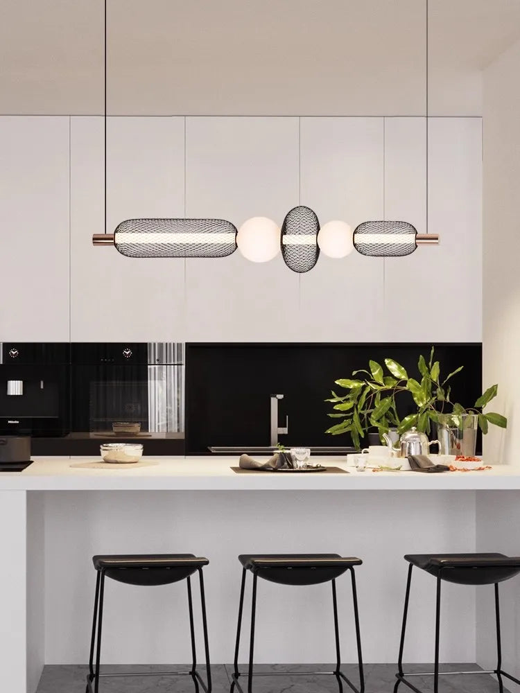 Modern Restaurant Chandelier Nordic Designer Coffee Table LED Pendant Lamp Kitchen Dining Room Bedroom Home Decor Hanging Lamp