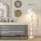 Macaron Creative Mushroom Lamp Living Room Sofa Side Led Floor Lamps Bedroom Bedside Light Senior Sense Of Vertical Lights