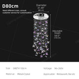 Chandelier Over the Dining Table Kitchen Island Pendant Light Dining Room Butterfly Design Chandelier Crystal Hanging Lamp