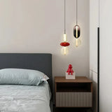 LED Pendant Light Restaurant Candy Glass LED Chandelier Luxury Stair Villa Master Bedroom Ceiling Lamps Home Decor Lamp Designer
