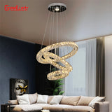 Crystal Pendant Lights Hanging Ceiling Lamps For Dining Room Nordic Modern Chandeliers For Living Room 2021 Indoor Lighting Home