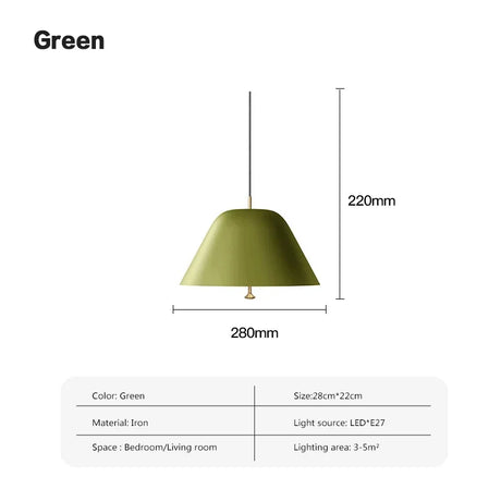 Nordic Iron Pendant Light For Restaurant Bar Dining Rooms Acrylic E27 Hanging Lamps Study Bedroom LED Ceiling Décor's Illumination