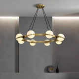 Modern Acrylic circular LED Pendant Lights for Living Dining Room Kitchen Table Bedroom Home Decor Hanging lamp lusters Fixture