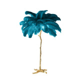Nordic Ostrich Feather Floor Lamp - Luxury Standing Lamp for Living Room & Bedroom