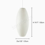 Wabi-sabi Silk LED Pendant Lamp Denmark Designer Hanging Light Living Room Hotel Restaurant Factory Direct High-End Home Decor