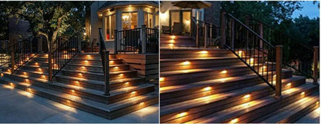 IP65 Underground light 12 LED 15 LED Stair Light Step Light Recessed buried lamp indoor outdoor Staircase Step lights 85-265V