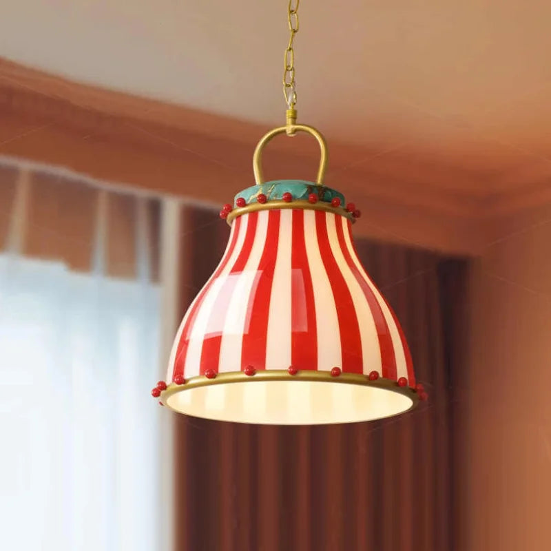 Retro Color Glass Pendant light Candy Glass Pendant Lamp Bedroom Living Room Restaurant Hotel Shop Kids Room Art Hanging lamp