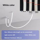 LED Italian minimalist curved line pendant light high-rise duplex apartment hall light modern minimalist living room light