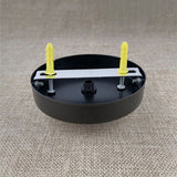 Metal Pendant Plate Vintage Light Base Accessory Black Retro Ceiling Canopy Sconce Mount Wall Lamp Holder Fixture