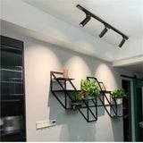 LED Track Light Rail 0.5M 1M Black White Aluminum 2 Wire System Track Light Series Universal Track for Ceiling Spot Lamps