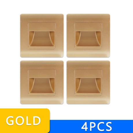 Recessed PIR Sensor Stairs Wall Lamp Indoor Stairs Wall light Corridor Lamp AC85-265V Wall Stairs Lighting Sensor Lamp For Home