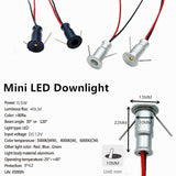 Mini Spotlight Led 10mm Recessed Downlight