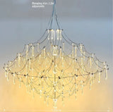 Crystal Chandelier for Living Room Dining Bedroom Hanging Lamps For Ceiling Firefly Lustre Design Modern Suspension Chandelier