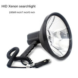 9" 12V 100W car plug handheld hid Xenon searchlight 5" 7 "spotlighting outdoor search light
