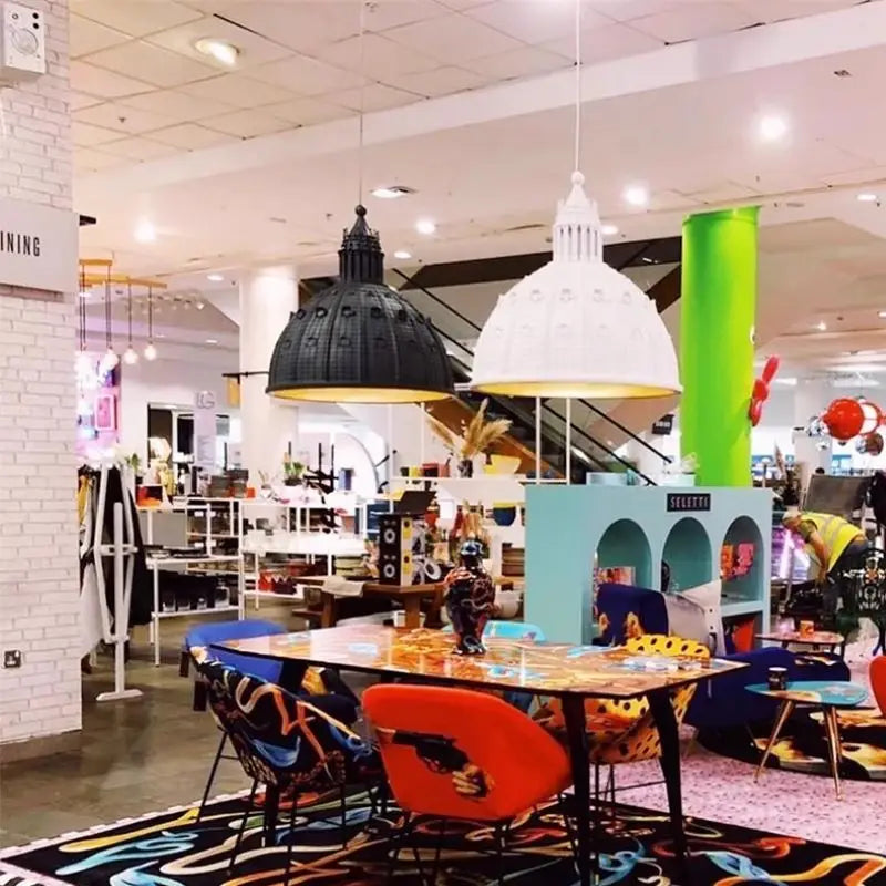 Modern Minimalist Pendant Lamp Italian Designer St. Paul Church LED Chandelier for Living Room Dining Hotel Lobby Lighting Decor