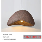 2026 Wabi-Sabi Pendant Lamp - Organic Textured Hanging Light for Dining Table