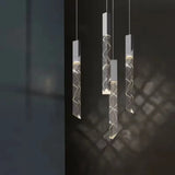 Luxury K9 Crystal LED Pendant Light - Customizable Duplex Staircase Hanging Chandelier Lamp for Living Room, Bedroom, Hotel & Shop