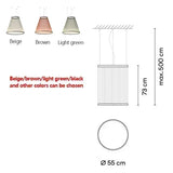 Nordic Lamp Designer Spanish Tassel Circle Chandelier Luxury Pendant Lamp Restaurant Villa Living Room Staircase Home Decor LED