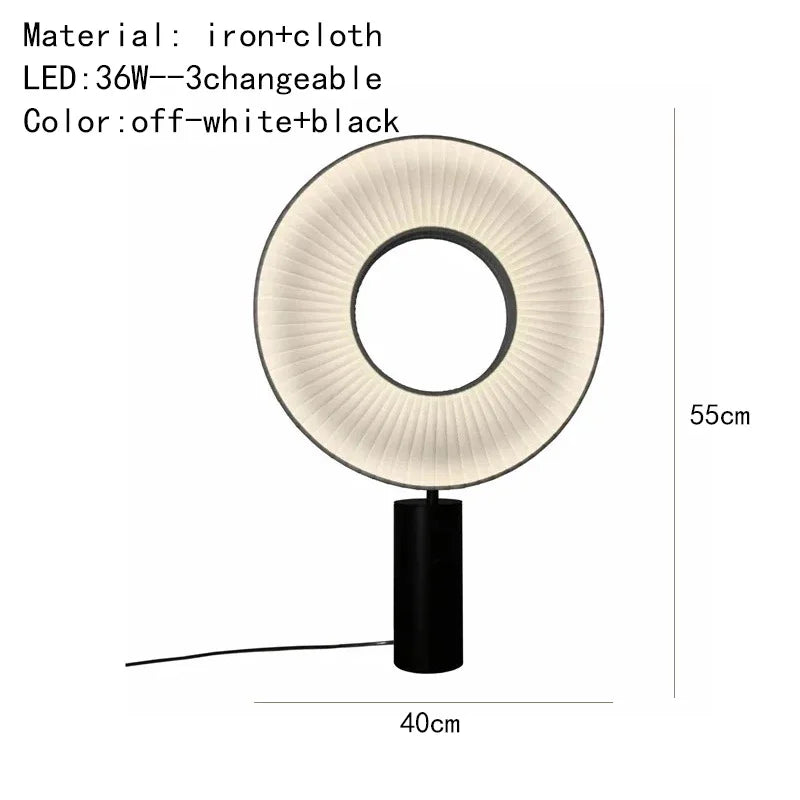 Modern Fabric Pendant Light Designer Iris Pendant Lights for Living Room Hotel Lobby Restaurant Decor LED White Round Chandelier