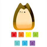 Night light Cat Silicone LED kids Night Light baby USB Rechargeable Sensor Touch lamp  baby Children Cute Nursery Bedroom lights