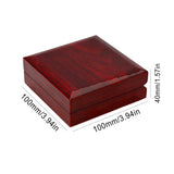 Wooden LED Light Jewelry Gift Box - Luxury Pendant, Necklace & Bracelet Packaging Case