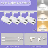 Led Track Light Spot Led Rail Lighting COB Light Fixture Led Spot Lights 220v Ceiling spots Lamp For kitchen Clothing Shop Store