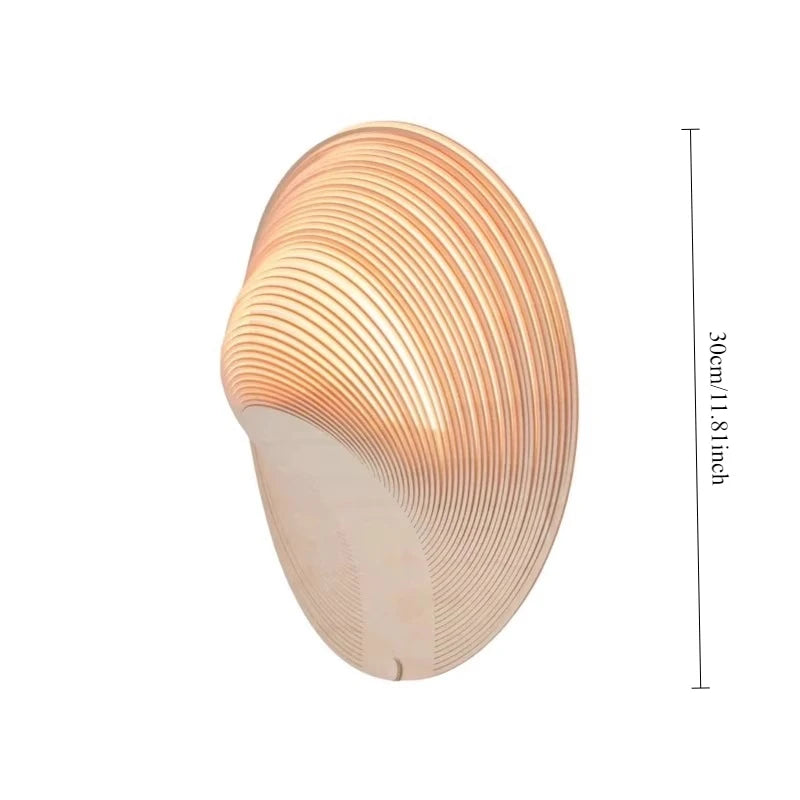 Log ItalianDesigner Style Creative Personality Fashionable Home Decor Bedside Wall Light Japanese Style Wabi-sabi Wind Wall Lamp