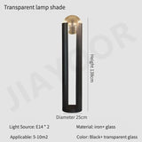 Luxury Black Iron LED Floor Lamp - Nordic Minimalist Standing Light & Desk Lamp Fixture for Living Room, Hotel & Bedroom Bedside