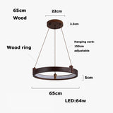 Wabi Sabi Japanese Yellow Travertine Pendant Light, Natural Cave Stone Solid Wood Chandeliers for Livingroom Kitchen Island Deco