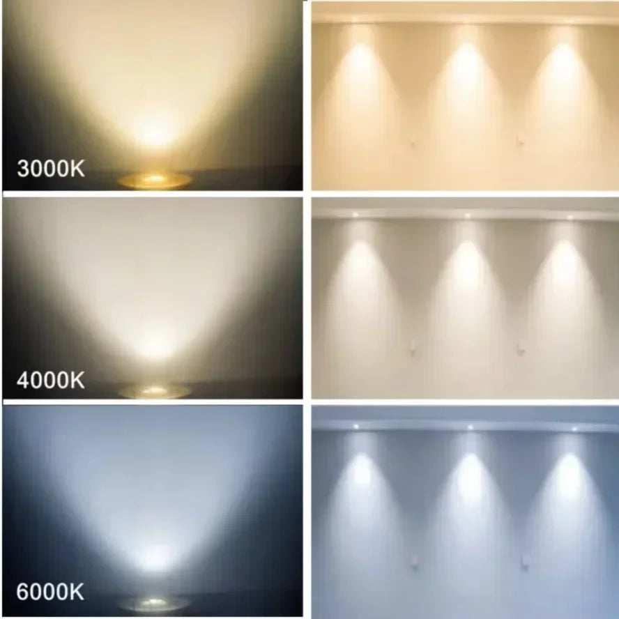 12V Mini COB LED Recessed Downlight - 3W Drive-Free Adjustable Spotlight