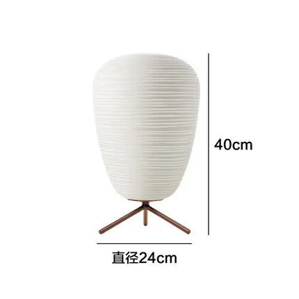 Italy Tripod Table Lamp Glass Desk Light for Bedroom Bedside