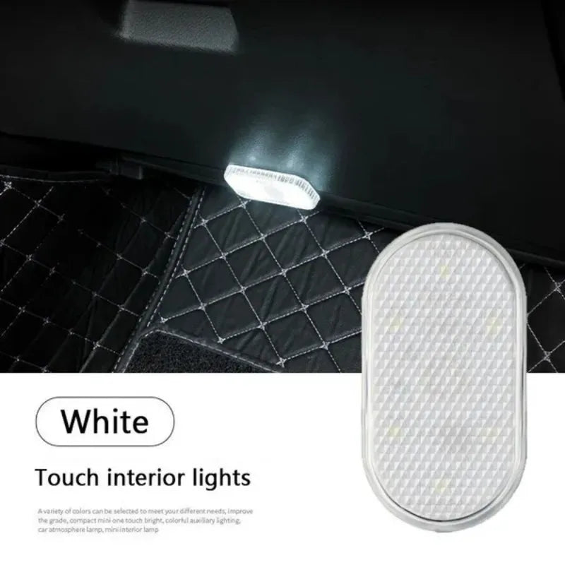 1pcs Car Touch Interior Lights USB Charging Reading Lamp Atmosphere Lights Car Interior Decoration