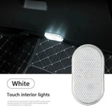 1pcs Car Touch Interior Lights USB Charging Reading Lamp Atmosphere Lights Car Interior Decoration