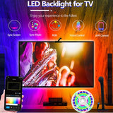 RGBIC TV Backlight Strip with AR Color Gamut Sensor - App Controlled Smart LED Light (16.4FT for 65–85" TVs)