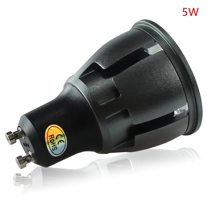 Super Bright Dimmable GU10 / GU5.3 / E27 / MR16 COB 3W 5W 7W LED Bulb Lamp 85-265V 12V Spotlight Warm White / Cold White LED L