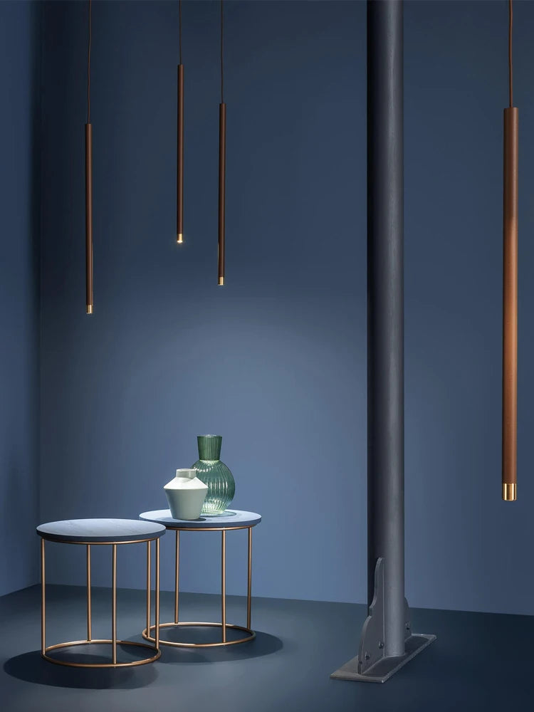 Modern Stair Chandelier Nordic Luxury Minimalist Pendant Light Villa Living Room Lighting LED Showroom Ceiling Lamps Chandelier