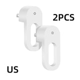 LED Night Light with Dusk-to-Dawn Twilight Sensor (EU/US Plug) - Warm White Energy Saving Plug-In Wall Lamp for Kids Room, Bedroom & Hallway