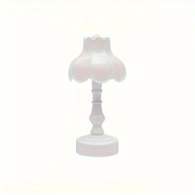 Pagoda Bud Button Battery LED Table Lamps Desk Night For Bedroom Dining Night Light Simple Flower Modern Decoration
