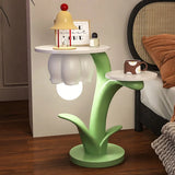 4 Floral Emitting Diode Floor Lamp Living Room 2025 New Sofa Next to Several Bedrooms Bedside Table Shelf