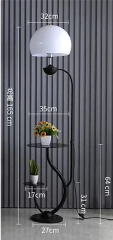 E27 Nordic Modern Floor Lamp LED Flower Tea Table Floor Lamps for Living Room Bedroom Study Desk Lamp Home Decors Standing Lights