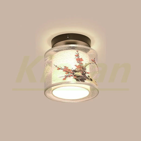 Modern Simple Lotus Bird LED Ceiling Lamp Living Room Bedroom Study Hotel KTV Bedside Ceiling Light Room Decoration Ceiling Lamp