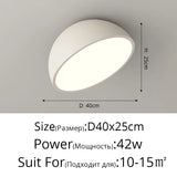 Simple Dimming Round New Modern LED Ceiling Lights Lighting Living Study Room Bedroom Corridor Aisle Flats Stairs Indoor Lamps