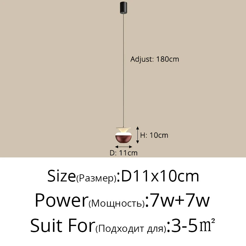 2026 New Bedside Led Pendant Lights Simple Bedroom Aisle Porch Cloakroom Small Chandelier Modern Home Indoor Decor Lighting Lamp