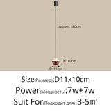 2026 New Bedside Led Pendant Lights Simple Bedroom Aisle Porch Cloakroom Small Chandelier Modern Home Indoor Decor Lighting Lamp