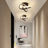 Household LED Chandelier Three Colors Lamp Modern Style Ceiling Lamp Bedroom Light Surface Installation 220v Dining Room Lamp