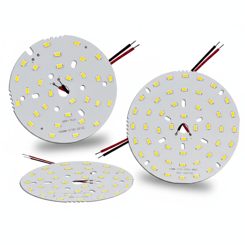 5730 SMD Aluminum LED PCB Board (15W / 18W / 24W, 5–10 Pcs) - DIY Ceiling Light Source Module with 15cm Wire