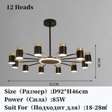 Nordic Chandeliers Lighting For Modern Living Dining Room Bedroom Kitchen Ceiling Pendant Lights Simple Indoor Home Decors Lamps