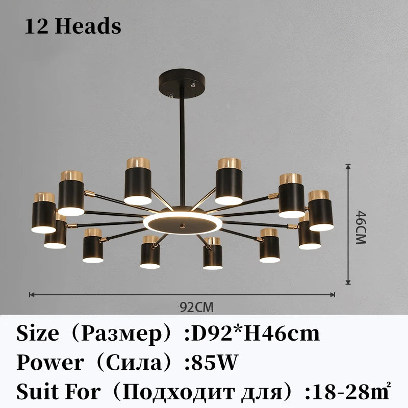 Nordic Chandeliers Lighting For Modern Living Dining Room Bedroom Kitchen Ceiling Pendant Lights Simple Indoor Home Decors Lamps