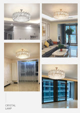 2025 New Modern High-End Light Luxury Crystal Chandeliers for Living Room Dining Bedroom Indoor Decor Lighting Lustres Fixtures